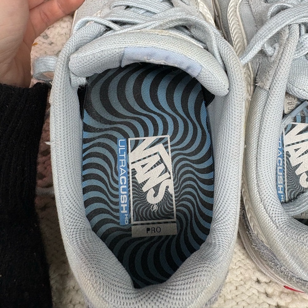 Vans Old Skool Kyle Walker Pro Baby Blue Suede Sneakers Men’s 7 / Women’s 8.5 - Picture 9 of 11